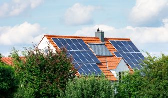 Modern House with Photovoltaic and Solar Heating System