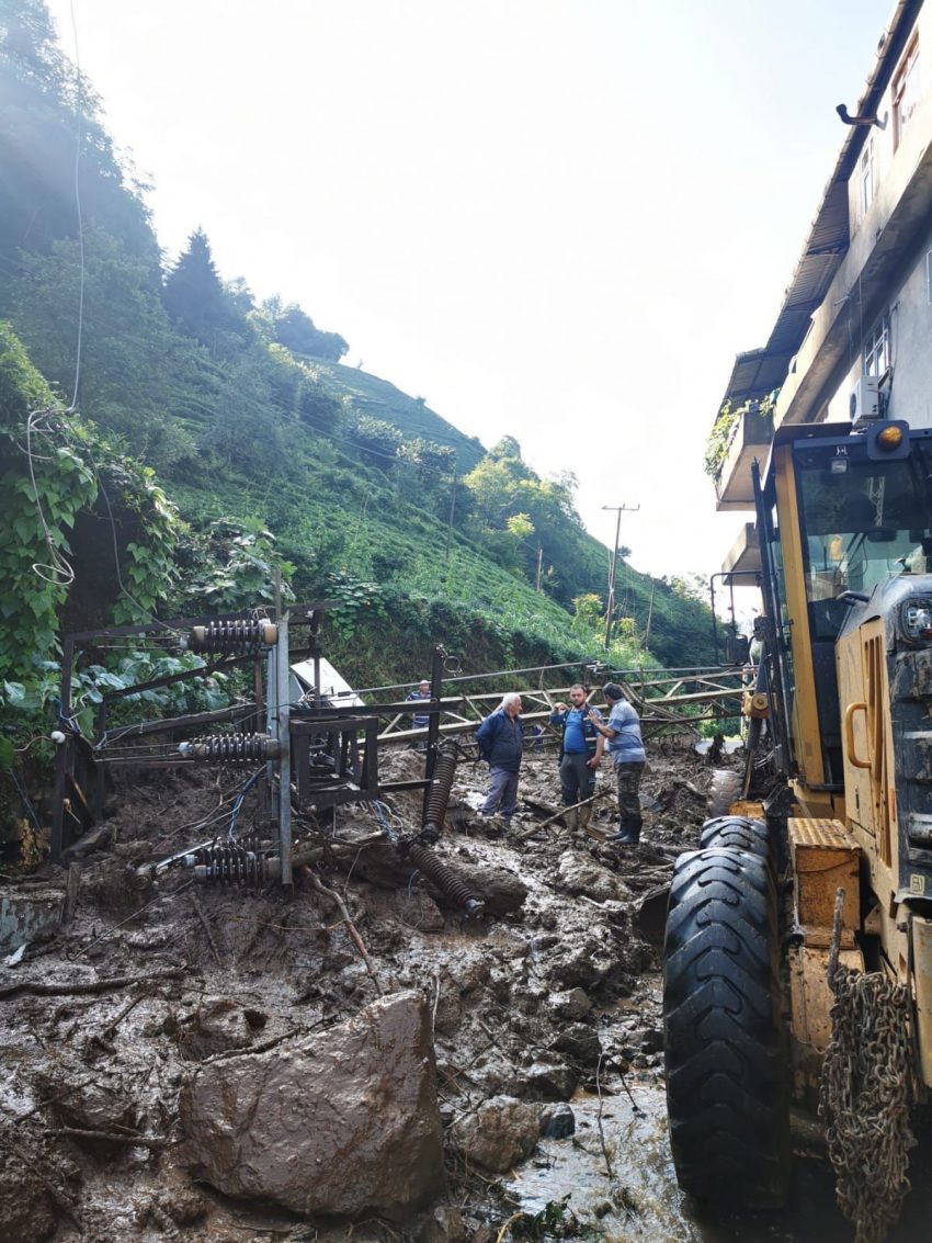 Çoruh EDAŞ, Rize Sel Felaketinde Görev Başında