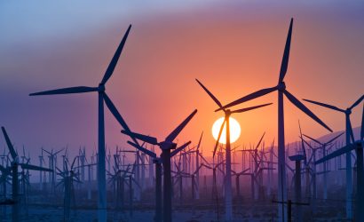 Wind turbines near Palm Springs