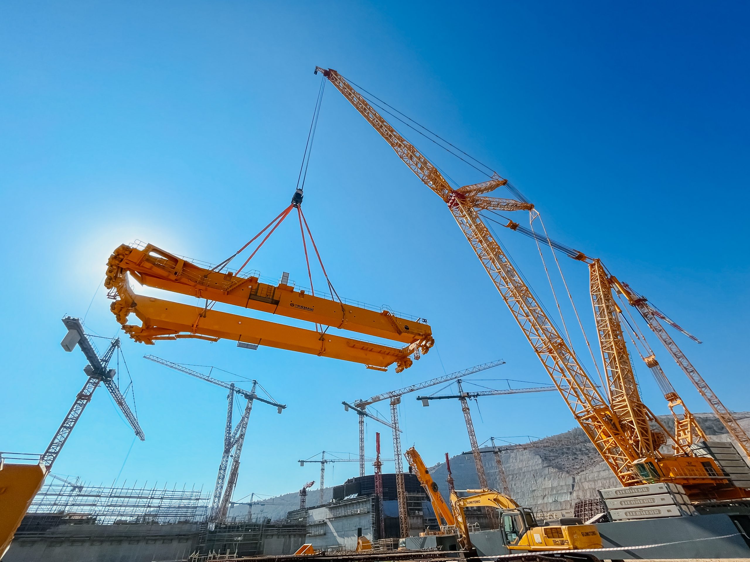 Akkuyu NGS’nin 1’inci Güç Ünitesinde Kutup Vincinin Montajı Yapıldı