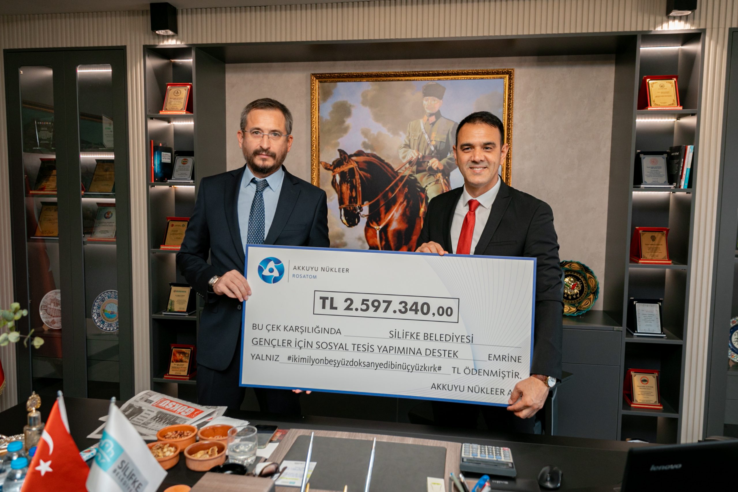 AKKUYU NÜKLEER A.Ş.’den Nükleer Güç Santralinin İnşa Edildiği Bölgedeki Sosyal Projelere Destek