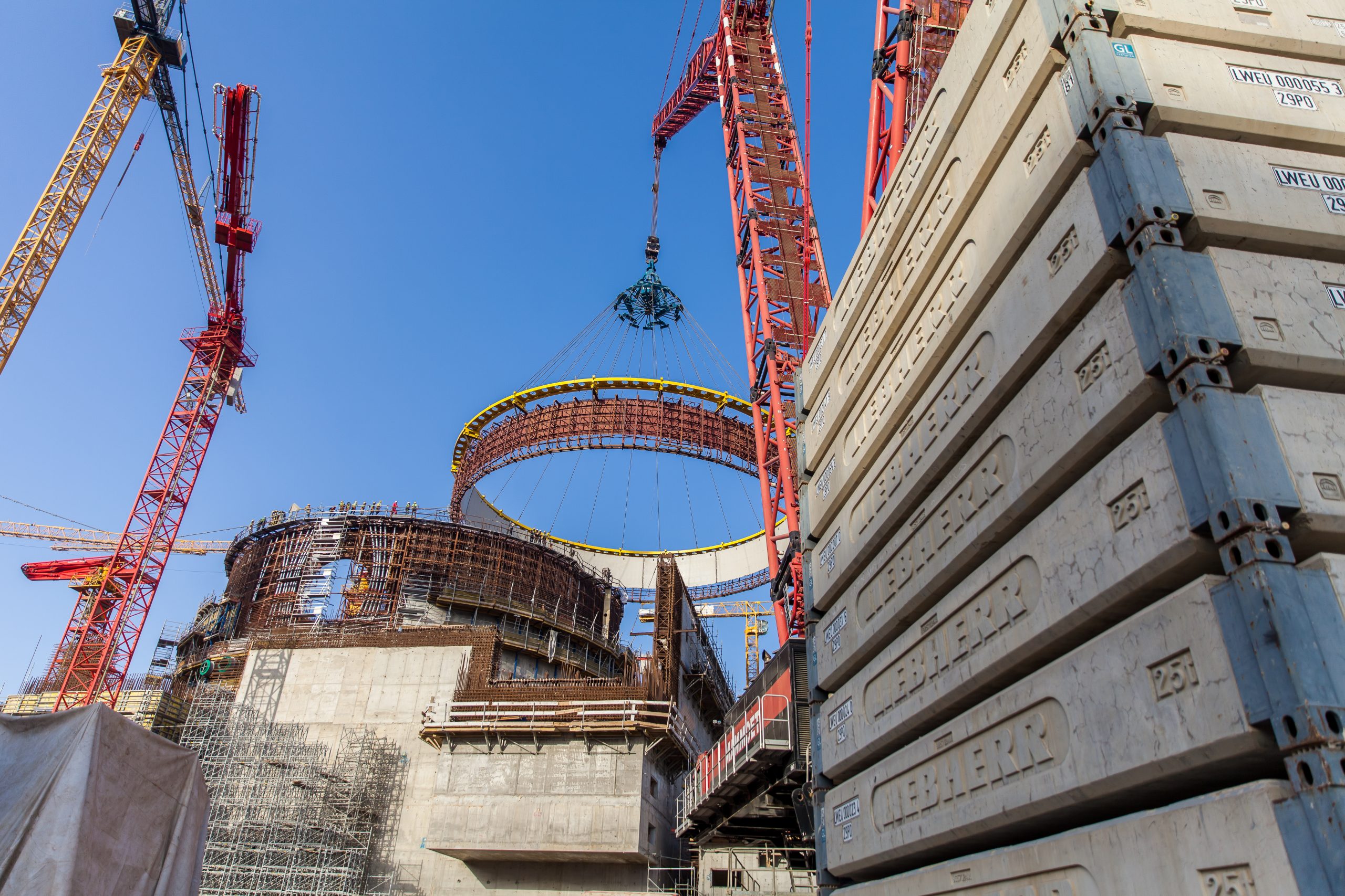 Akkuyu NGS’nin 2’nci Ünitesine İç Koruma Kabuğunun Beşinci Katmanı Kuruldu 