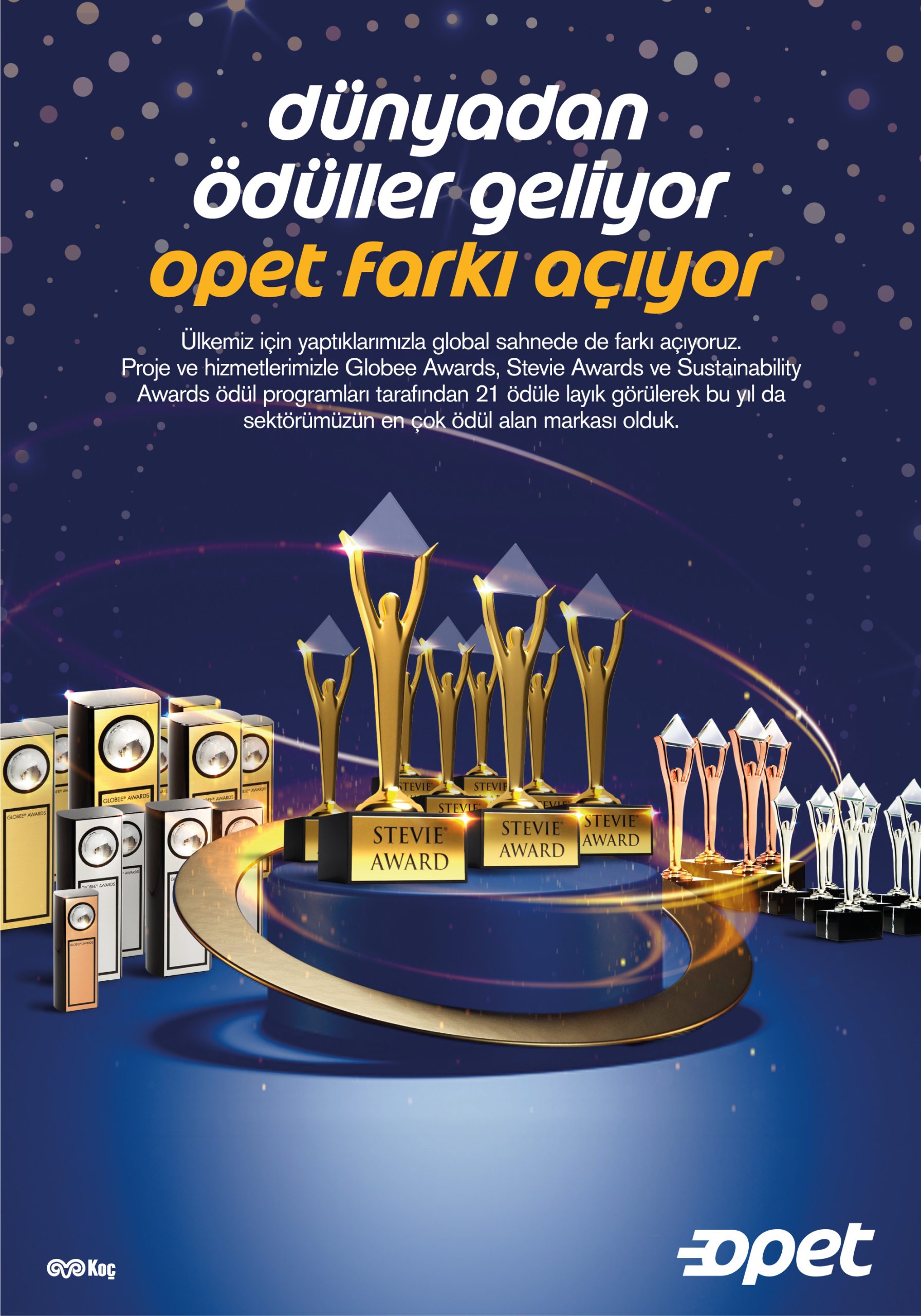 OPET, global ödülleri ile yine “dünyanın en iyileri” arasında 