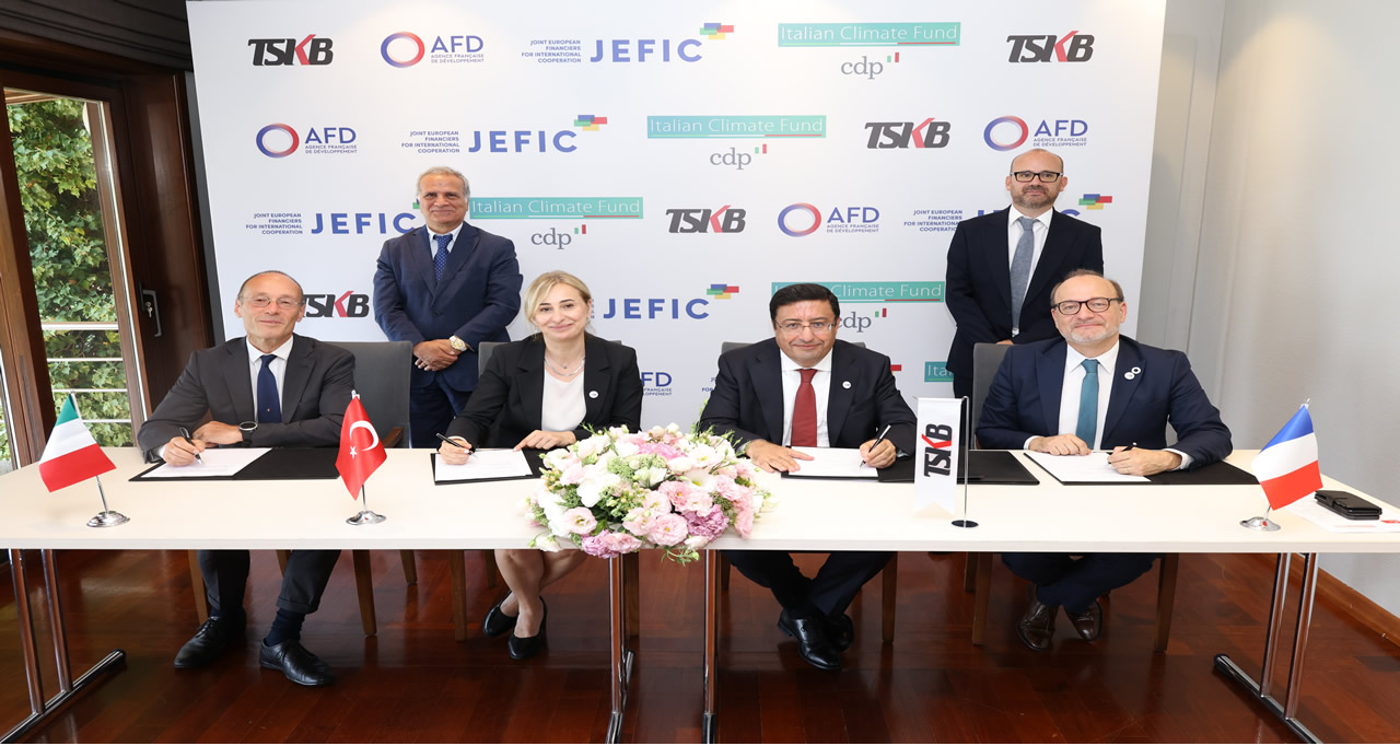 TSKB, AFD ve CDP ile Yeşil Yatırımları Desteklemek İçin 100 Milyon Euro’luk Kredi Anlaşması İmzaladı