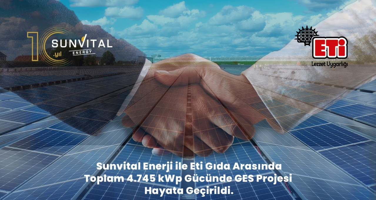 Eti Kek ve Eti Kraker Fabrikaları Artık Güneşten Güç Alıyor