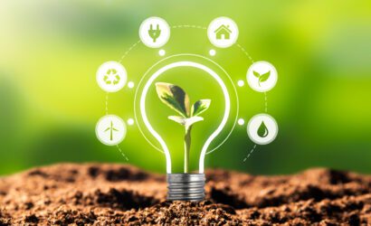 Renewable, sustainable energy sources concept
