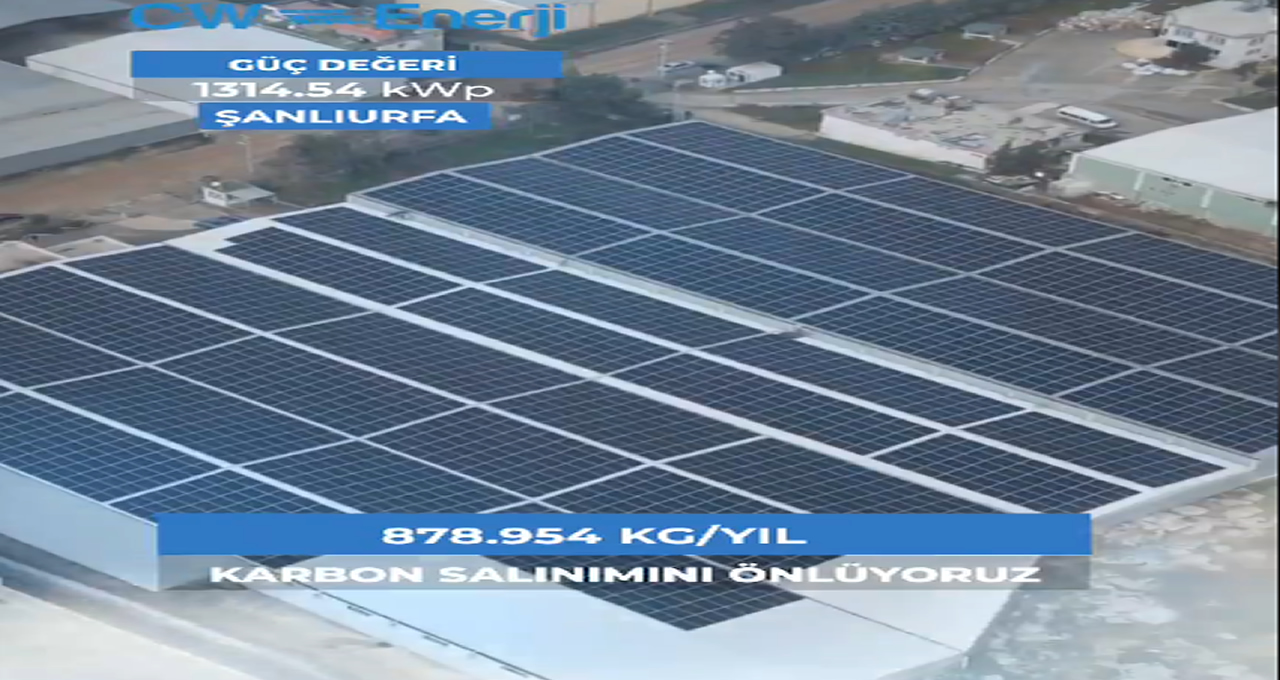 CW Enerji’den Şanlıurfa’da GES Kurulumu