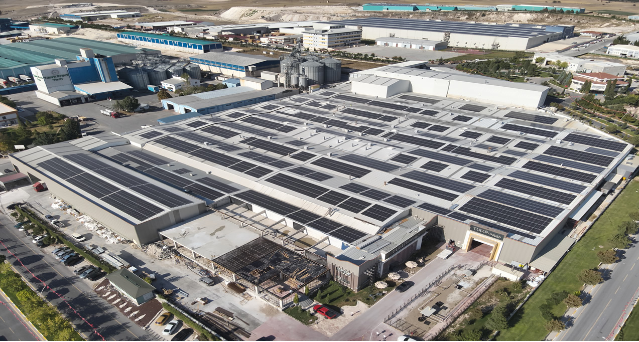 Tulu Porselen Fabrikası, Güneş Enerjisiyle Güçleniyor