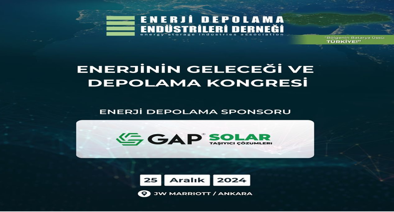 “Enerjinin Geleceği ve Depolama Kongresi” İçin Geri Sayım Başladı!