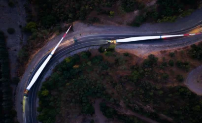 Hareket Türkiye’nin En Uzun Rüzgar Türbini Kanatlarını Taşıdı (2)