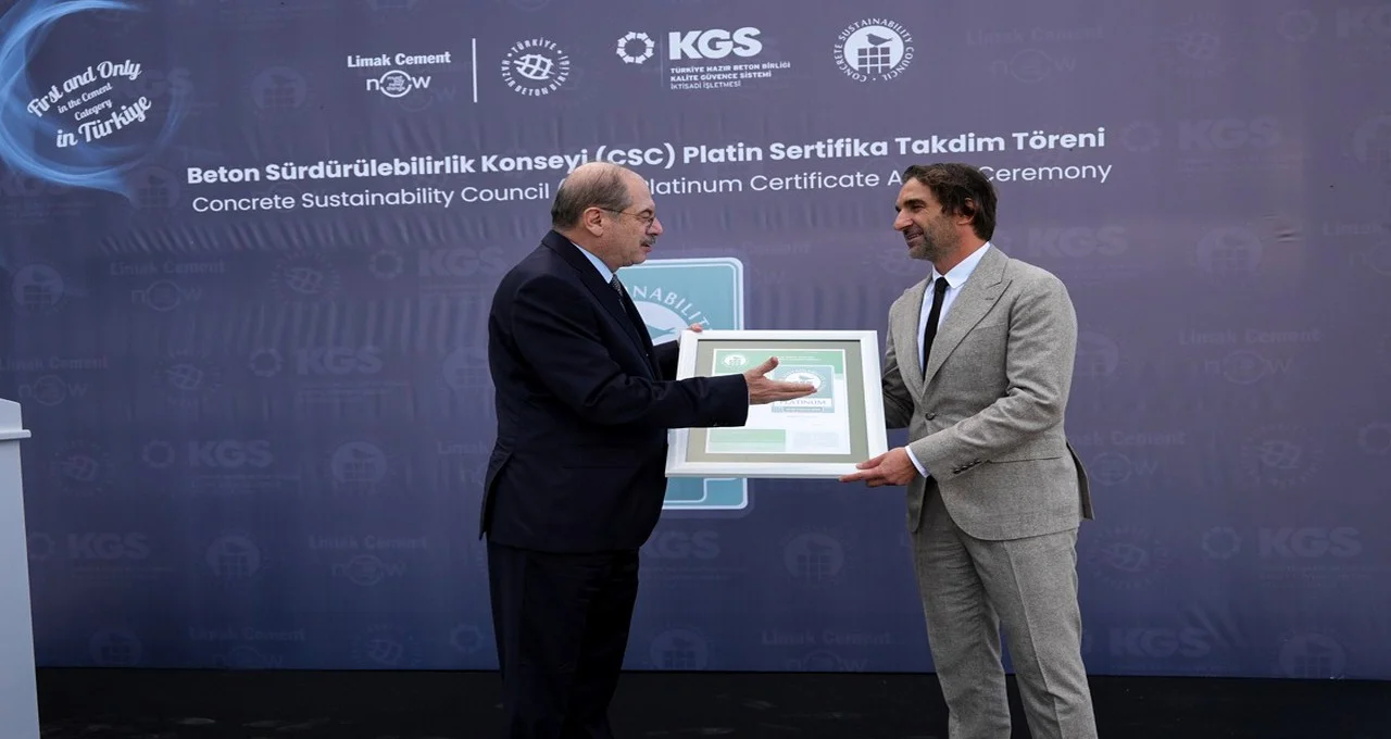 Limak Çimento Anka Fabrikası, CSC Platinum Sertifikasına Sahip İlk Tesis Oldu