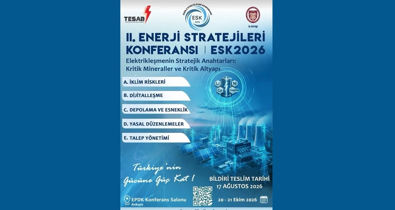 ESK2026 Ankara’da Enerji Politikalarının Geleceğini Tartışacak