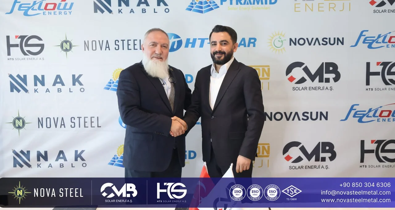 Nova Steel, Büyük Ölçekli Güneş Enerjisi Projesi İçin İş Birliği İmzaladı