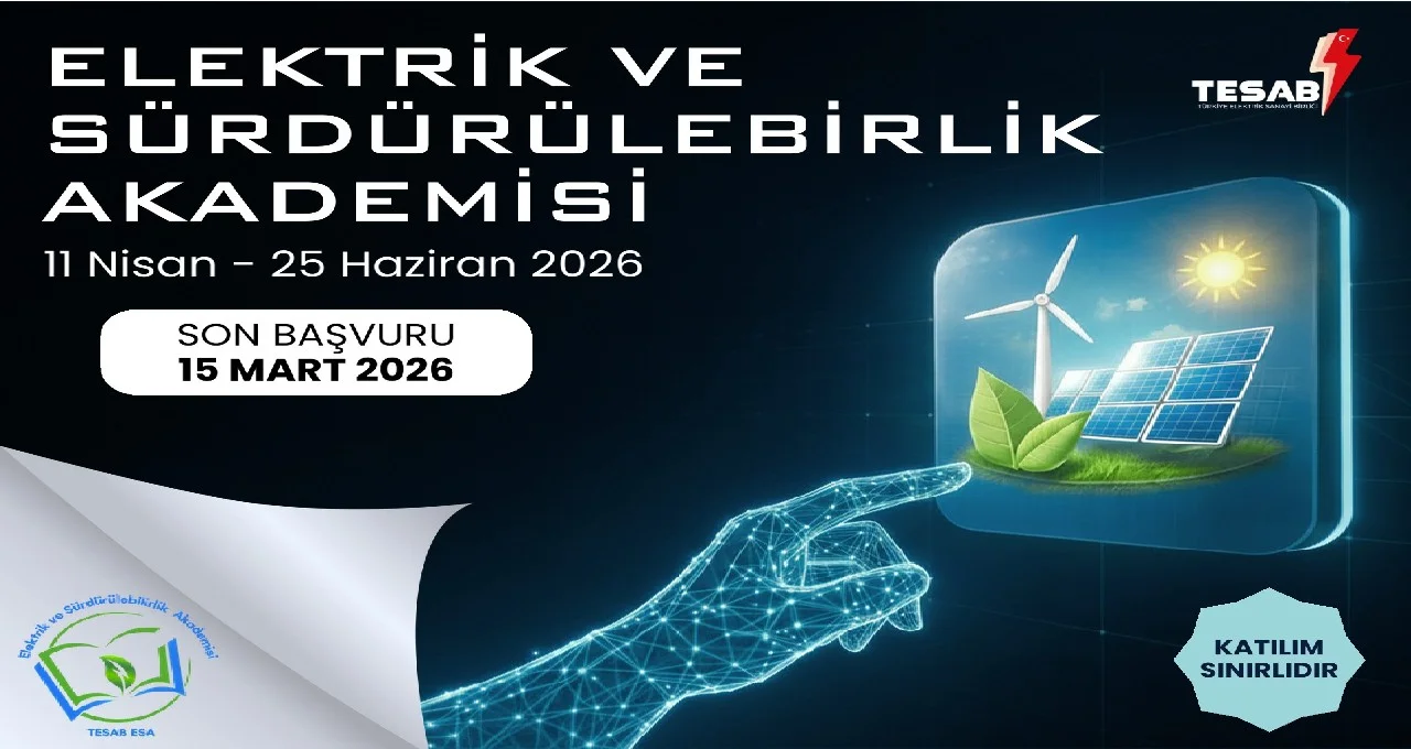 TESAB Elektrik ve Sürdürülebilirlik Akademisi 2026 Başvurularını Açtı