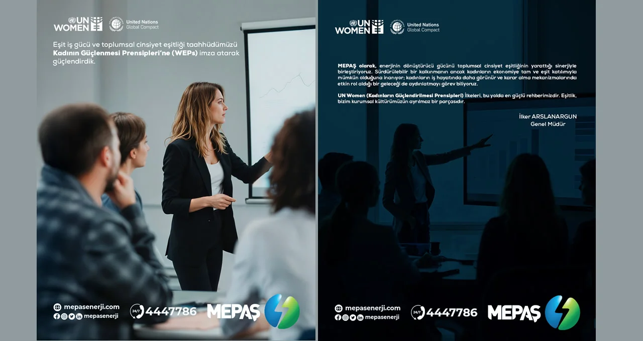 MEPAŞ tan Toplumsal Cinsiyet Eşitliği İçin Küresel Taahhüt