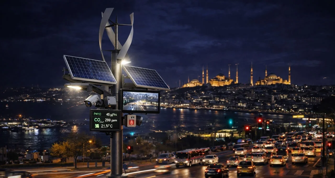 Akıllı Enerji Direği Çözümü ile Altyapısız Şehirler Mümkün Oluyor