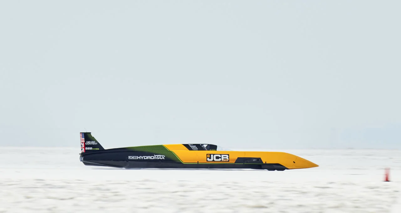 JCB Hydromax Hidrojenle Çalışan Araçlarla Kara Hız Rekorunu Kırdı