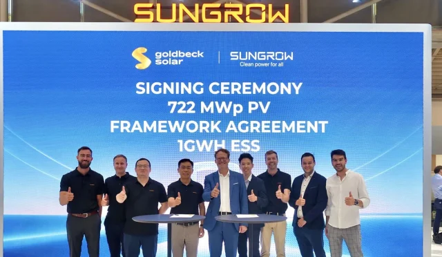 Sungrow_Intersolar2026_SigningCeremonyGoldbeck